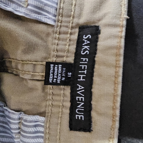 Saks Fifth Avenue 31 khaki Cargo shorts - Picture 5 of 5